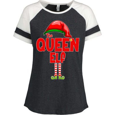 The Queen Elf Christmas Enza Ladies Jersey Colorblock Tee