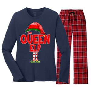 The Queen Elf Christmas Women's Long Sleeve Flannel Pajama Set 