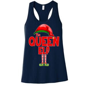 The Queen Elf Christmas Women's Racerback Tank