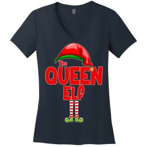 The Queen Elf Christmas Women's V-Neck T-Shirt