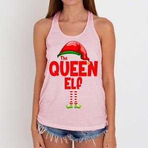 The Queen Elf Christmas Women's Knotted Racerback Tank