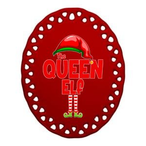 The Queen Elf Christmas Ceramic Oval Ornament