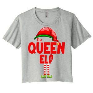 The Queen Elf Christmas Women's Crop Top Tee