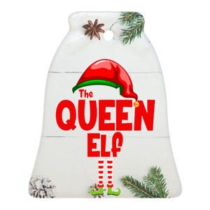 The Queen Elf Christmas Ceramic Bell Ornament