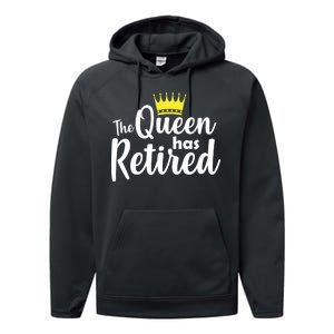 The Queen Has Retired Performance Fleece Hoodie