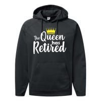 The Queen Has Retired Performance Fleece Hoodie