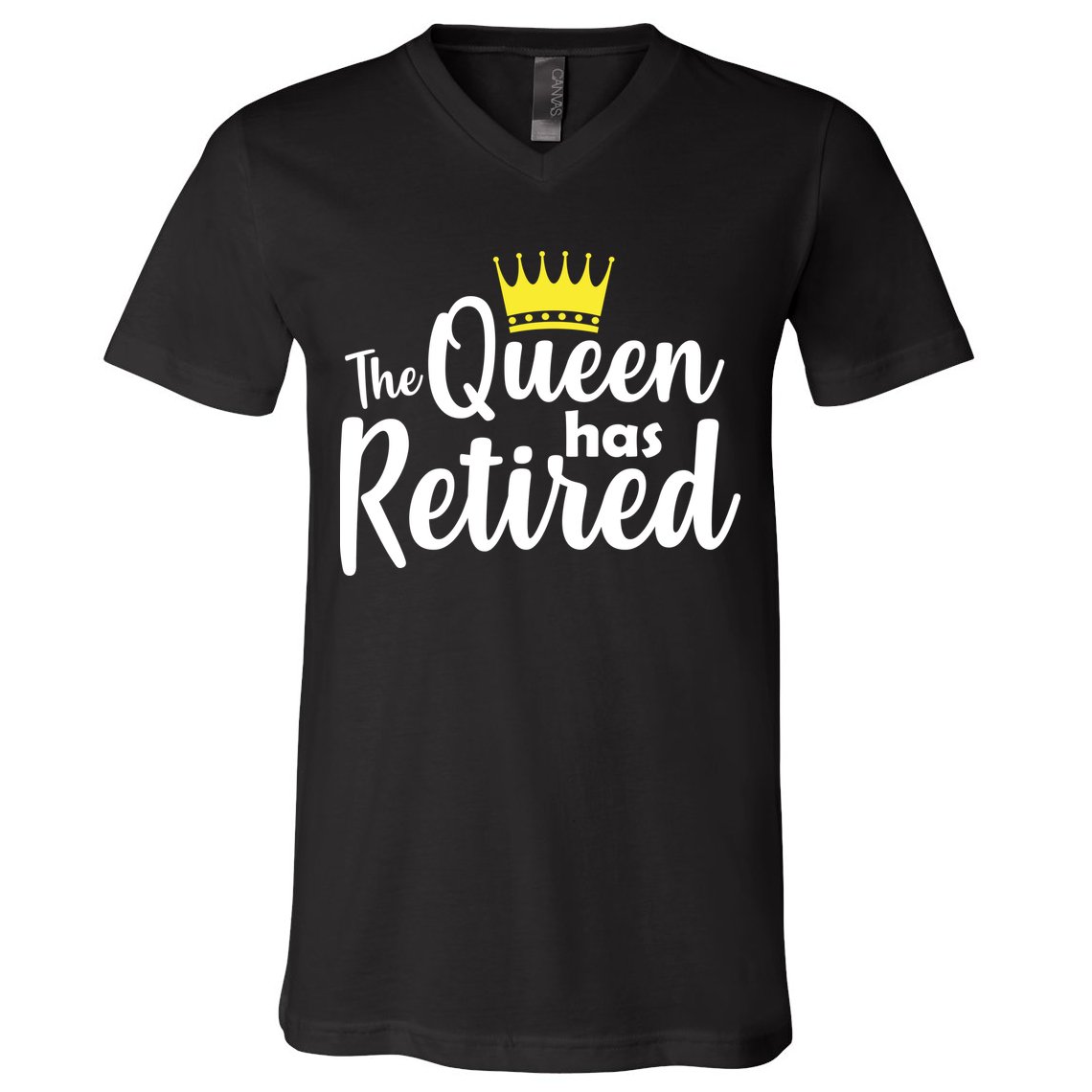 The Queen Has Retired V-Neck T-Shirt