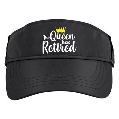 The Queen Has Retired Adult Drive Performance Visor