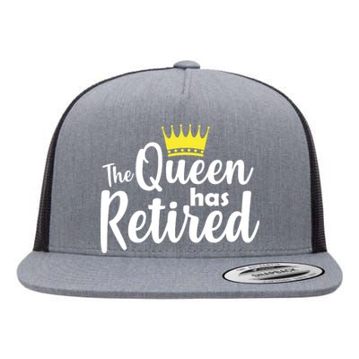 The Queen Has Retired Flat Bill Trucker Hat