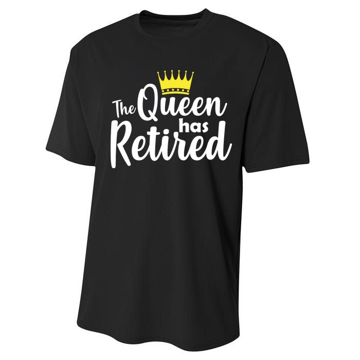 The Queen Has Retired Performance Sprint T-Shirt