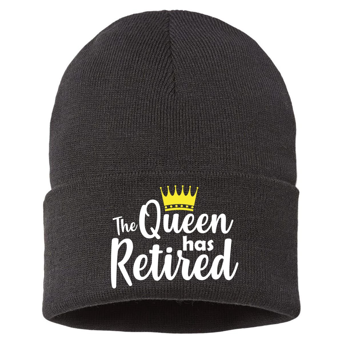 The Queen Has Retired Sustainable Knit Beanie