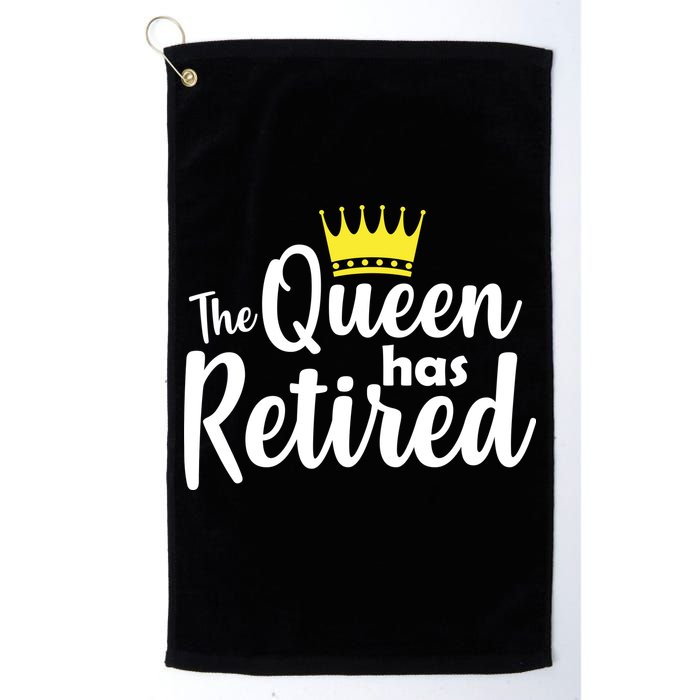 The Queen Has Retired Golf Towel