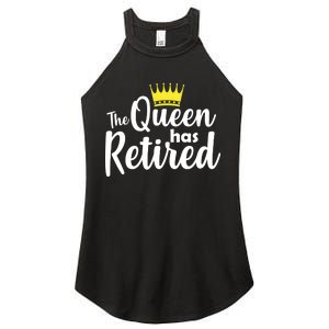 The Queen Has Retired Women's Perfect Tri Rocker Tank