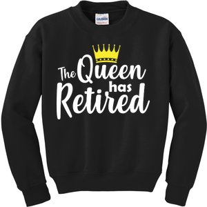 The Queen Has Retired Kids Sweatshirt