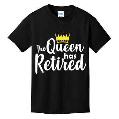 The Queen Has Retired Kids T-Shirt