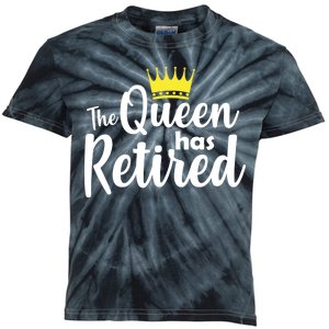 The Queen Has Retired Kids Tie-Dye T-Shirt