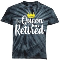 The Queen Has Retired Kids Tie-Dye T-Shirt