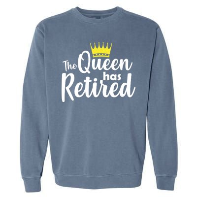 The Queen Has Retired Garment-Dyed Sweatshirt