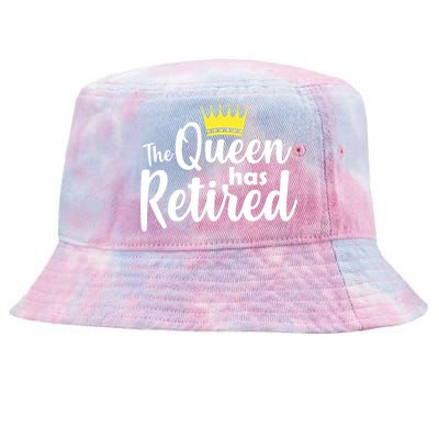 The Queen Has Retired Tie-Dyed Bucket Hat