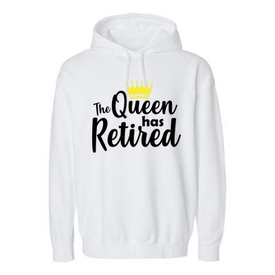 The Queen Has Retired Garment-Dyed Fleece Hoodie