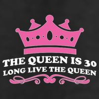 The Queen Is 30 Funny 30th Birthday Adult Drive Performance Visor