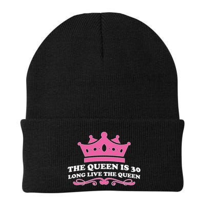 The Queen Is 30 Funny 30th Birthday Beanie