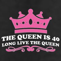The Queen Is 40 Funny 40th Birthday Cool Comfort Performance Bucket Hat