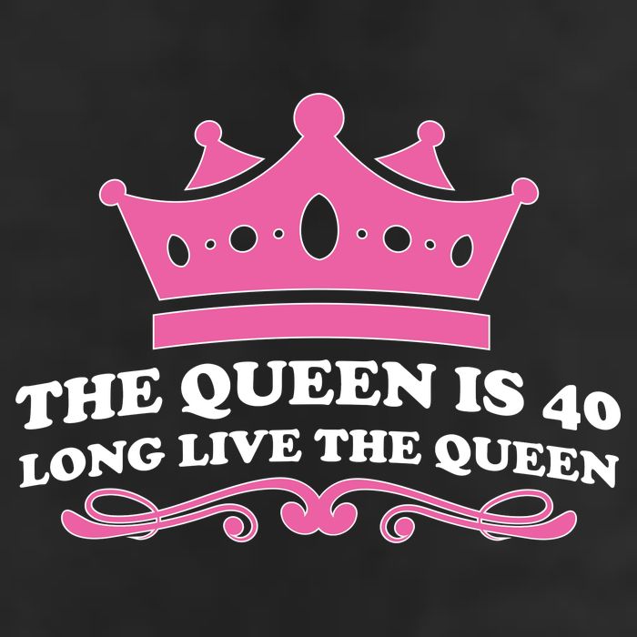 The Queen Is 40 Funny 40th Birthday Cool Comfort Performance Bucket Hat