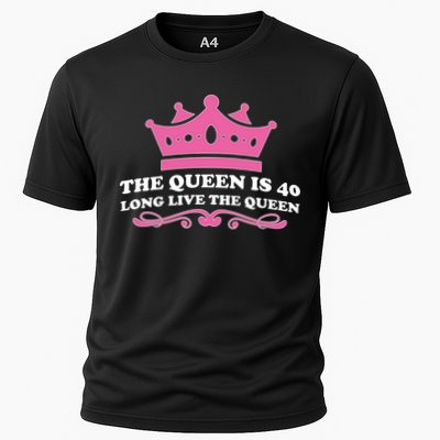 The Queen Is 40 Funny 40th Birthday Performance Shirt