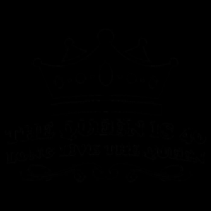 The Queen Is 40 Funny 40th Birthday Mug