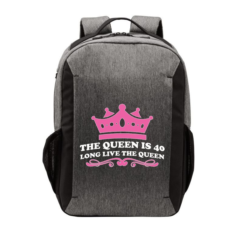 The Queen Is 40 Funny 40th Birthday Vector Backpack