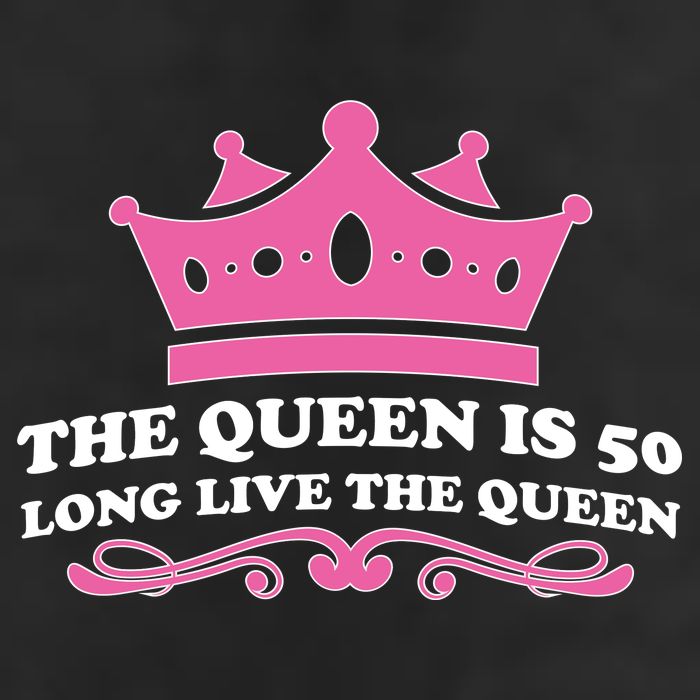 The Queen Is 50 Funny 50th Birthday Adult Drive Performance Visor