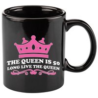 The Queen Is 50 Funny 50th Birthday 11oz C Handle Ceramic Mug