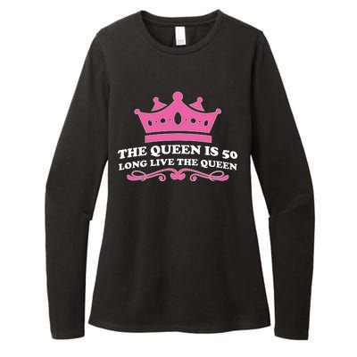 The Queen Is 50 Funny 50th Birthday Womens CVC Long Sleeve Shirt