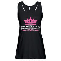 The Queen Is 50 Funny 50th Birthday Ladies Essential Flowy Tank