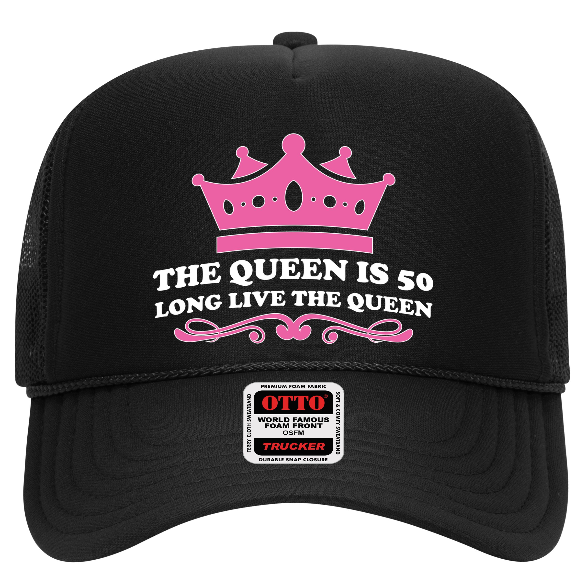 The Queen Is 50 Funny 50th Birthday Hat