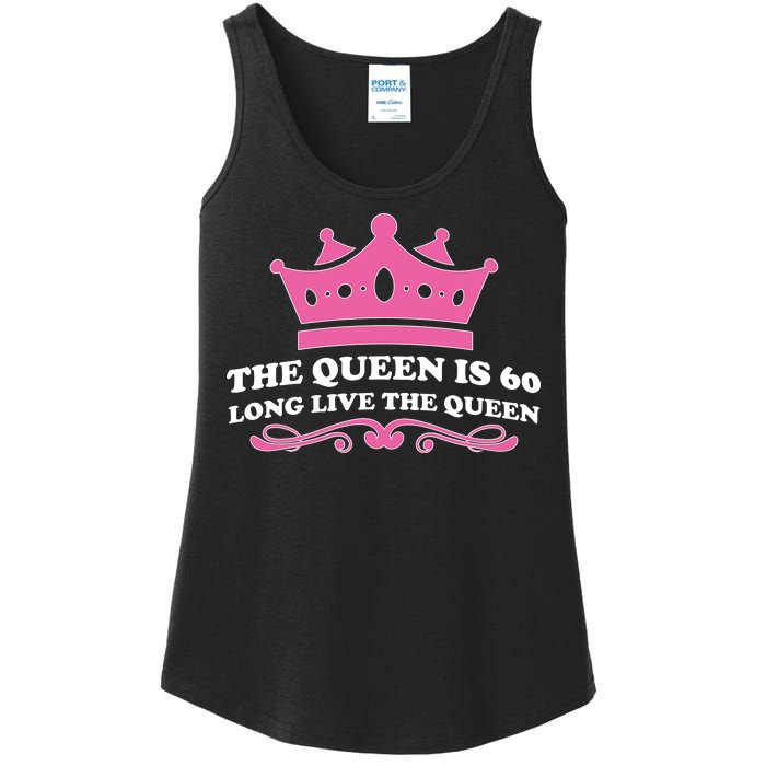 The Queen Is 60 Funny 60th Birthday Ladies Essential Tank