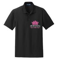 The Queen Is 60 Funny 60th Birthday Dry Zone Grid Polo