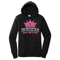 The Queen Is 60 Funny 60th Birthday Women's Pullover Hoodie