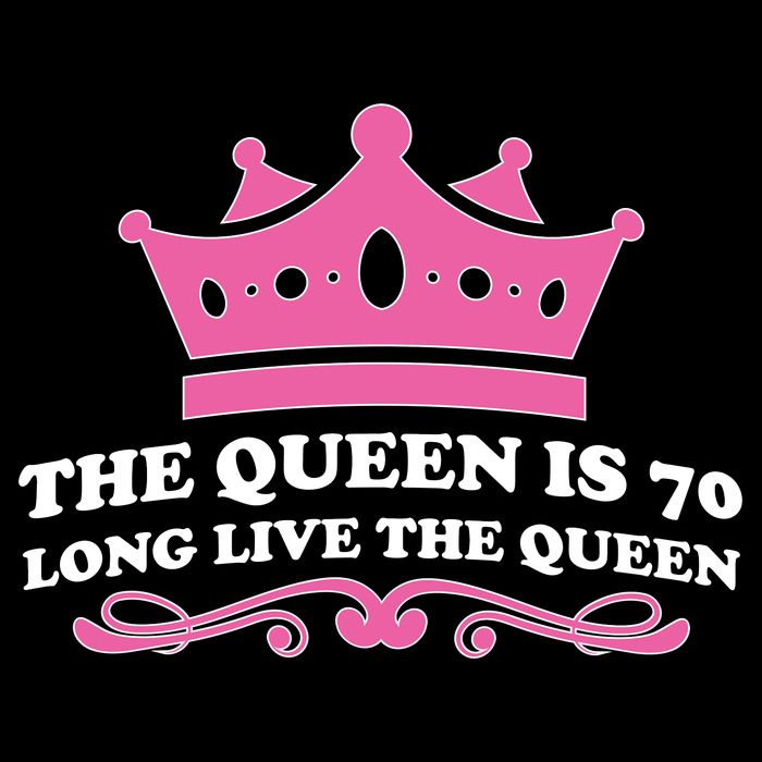 The Queen Is 70 Funny 70th Birthday Cooling Performance Crew T-Shirt