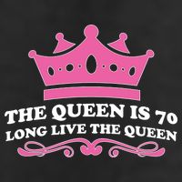 The Queen Is 70 Funny 70th Birthday Adult Drive Performance Visor