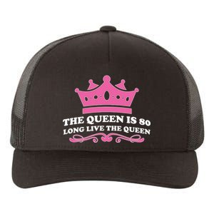 The Queen Is 80 Funny 80th Birthday Yupoong Adult 5-Panel Trucker Hat