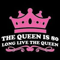 The Queen Is 80 Funny 80th Birthday Cooling Performance Crew T-Shirt