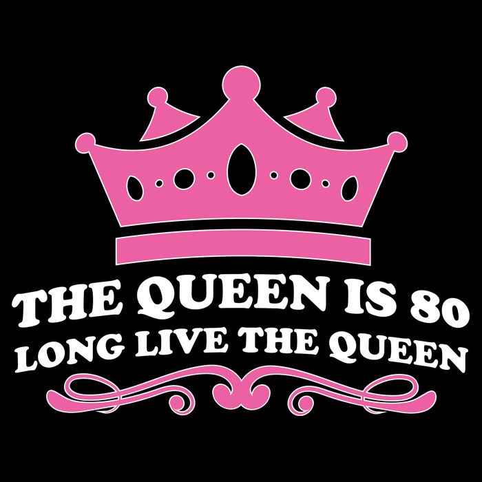 The Queen Is 80 Funny 80th Birthday Cooling Performance Crew T-Shirt