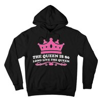 The Queen Is 80 Funny 80th Birthday Hoodie