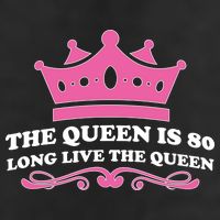 The Queen Is 80 Funny 80th Birthday Adult Drive Performance Visor