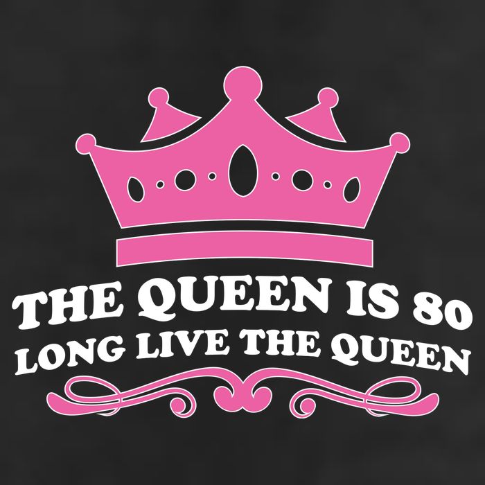 The Queen Is 80 Funny 80th Birthday Adult Drive Performance Visor