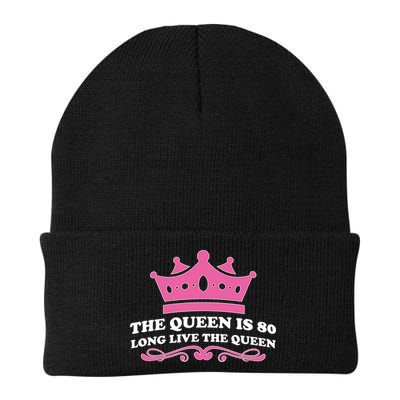The Queen Is 80 Funny 80th Birthday Beanie