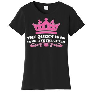 The Queen Is 80 Funny 80th Birthday Women's T-Shirt