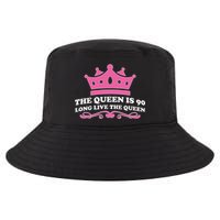 The Queen Is 90 Funny 90th Birthday Cool Comfort Performance Bucket Hat
